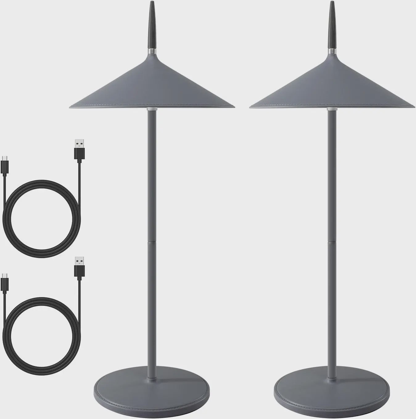 Draadloze LED Tafellamp Oplaadbaar met USB-C, Dimbaar & Waterdicht (IP44)