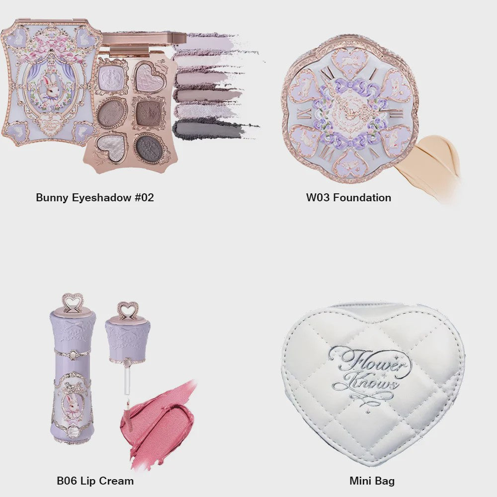 Flower Knows Luxe Make-up Cadeaubox: Foundation, Blush, Lip Cream & Tas