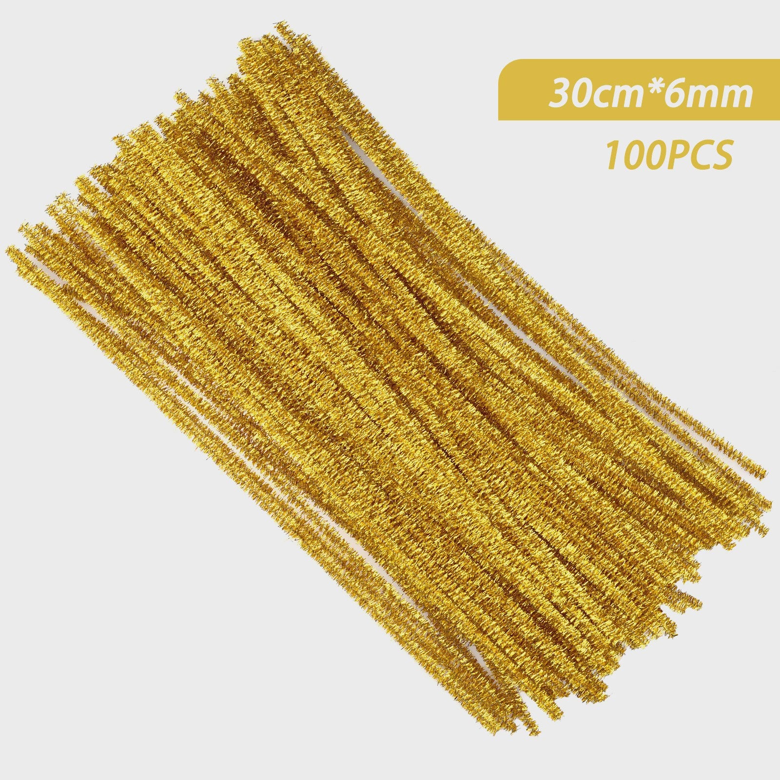 100 Stuks Chenille Stelen - Flexibele Knutseldraad voor Creatieve DIY Projecten