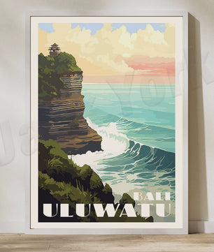 Indonesië Reisposters: Bali, Java, Komodo & Meer - Wanddecoratie Set