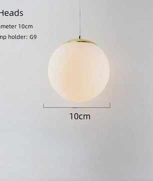 Moderne Magische Bonen Glas Kroonluchter - 6/7 Lampen - Goud/Zwart