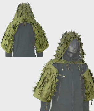 Ademende Ghillie Suit Cape - Camouflage Basis voor Jacht, Airsoft & Paintball