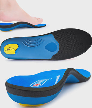 Orthopedische Steunzolen voor Platte Voeten, Hielpijn & Plantaire Fasciitis - Unisex Schoen Inlegzolen