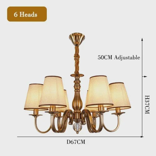 Luxe Klassieke LED Kroonluchter - Sfeervolle Verlichting voor Woonkamer, Eetkamer & Slaapkamer
