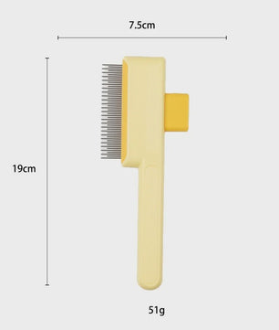 Zelfreinigende Hondentondeuse met één knop - Efficiënte Huisdier Haarverwijderaar & Borstel