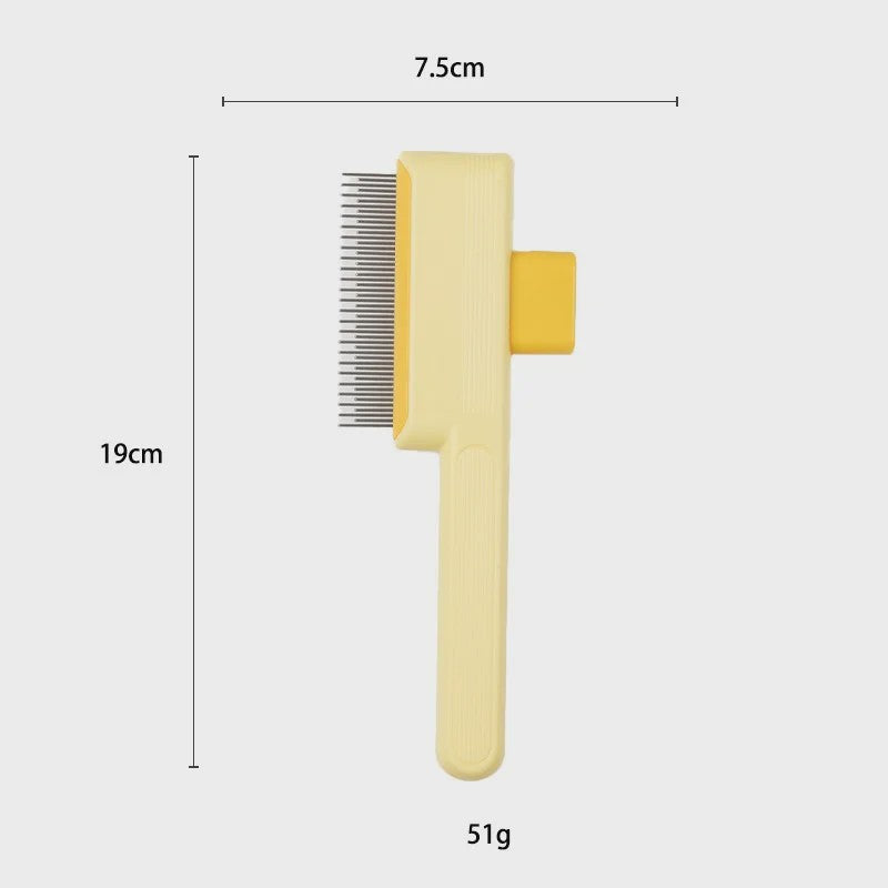 Zelfreinigende Hondentondeuse met één knop - Efficiënte Huisdier Haarverwijderaar & Borstel