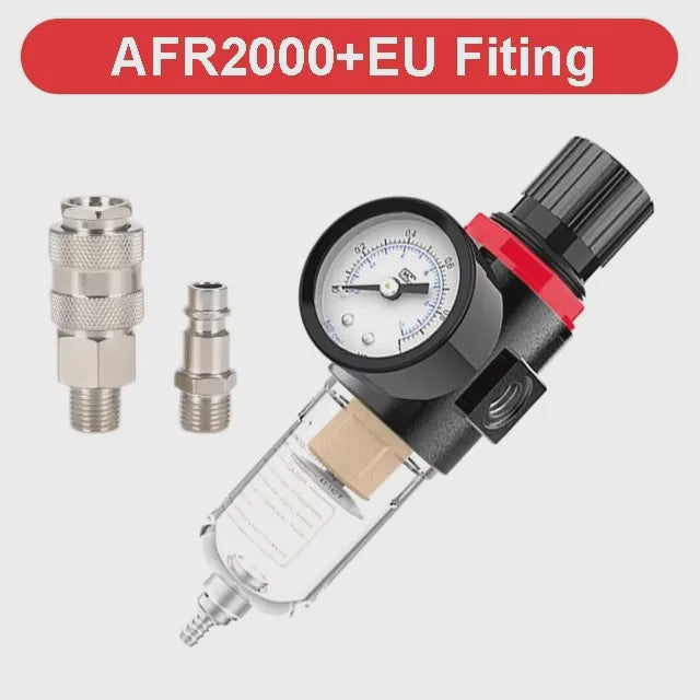 AFR-2000 Pneumatische Filter met Drukvregelaar en Manometer