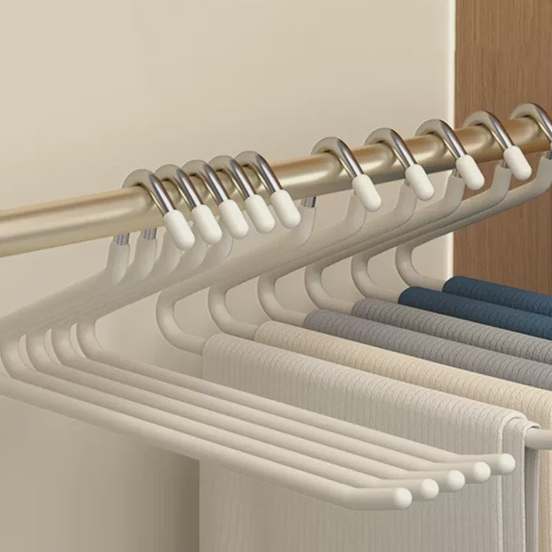 Anti-slip Gansvormige Broekenhanger - Ruimtebesparend Kledingrek voor Garderobe