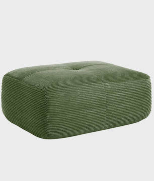Moderne Corduroy Fauteuil Zonder Armleuningen met Kussen - SediaXL