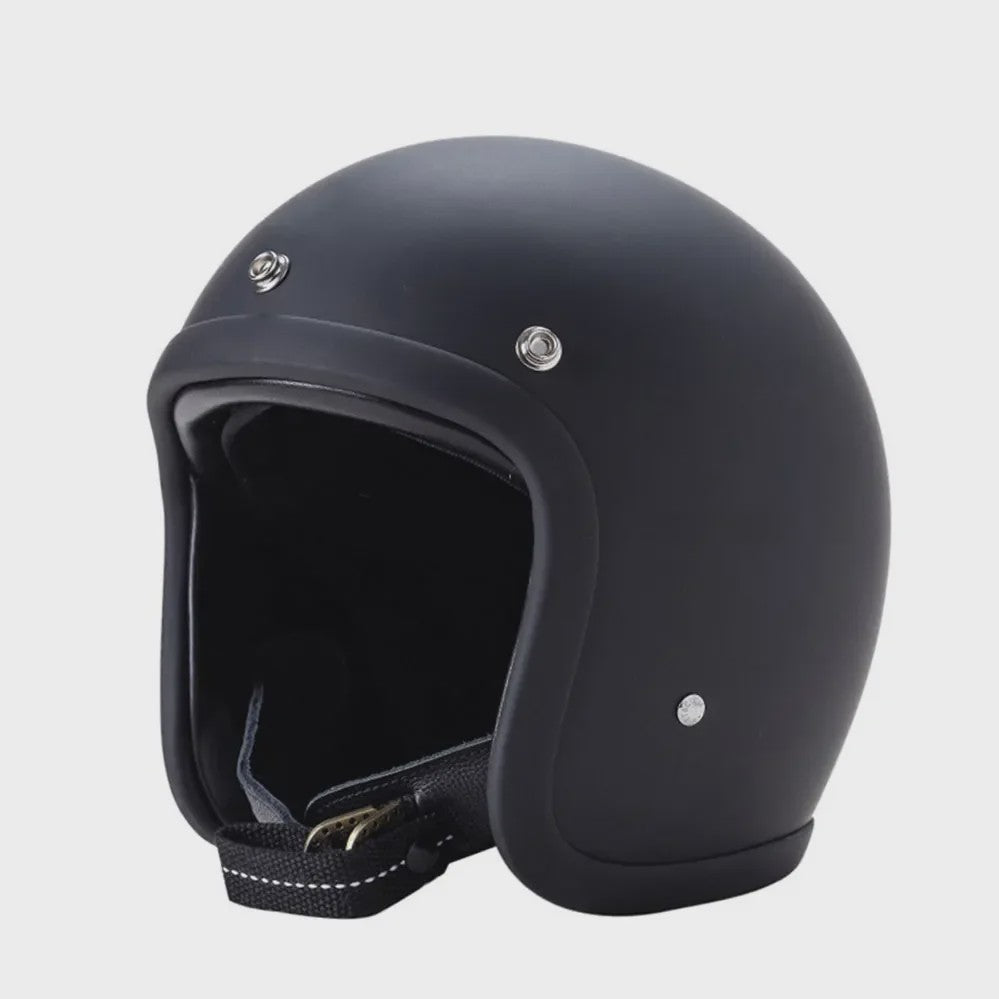 Retro Open Face Motorhelm 500TX - Compacte Vorm, Japanse/Koreaanse Stijl