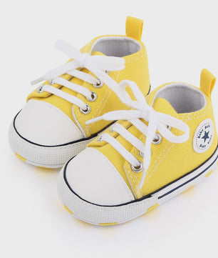 Babyschoenen Canvas Sneakers - Eerste Stapjes Schoentjes met Zachte Zool