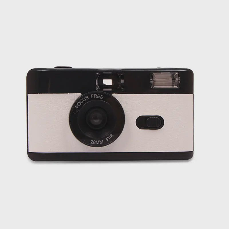 Retro 35mm Filmcamera met Ingebouwde Flits - Herbruikbaar en Stijlvol