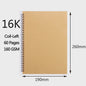 Schetsboek met Dik Papier (160 GSM) - Diverse Maten A3, A4, A5, 8K, 16K - Ideaal voor Tekenen en Schilderen