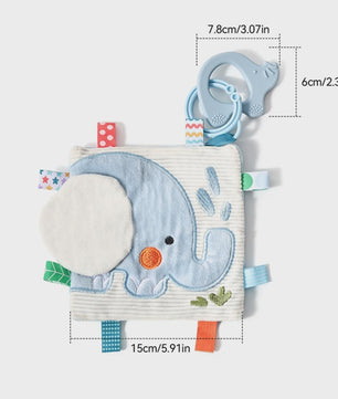 Montessori Stoffen Tissue Box Speelgoed - Educatief Sensorisch Speelgoed voor Baby's met Vinger Oefening