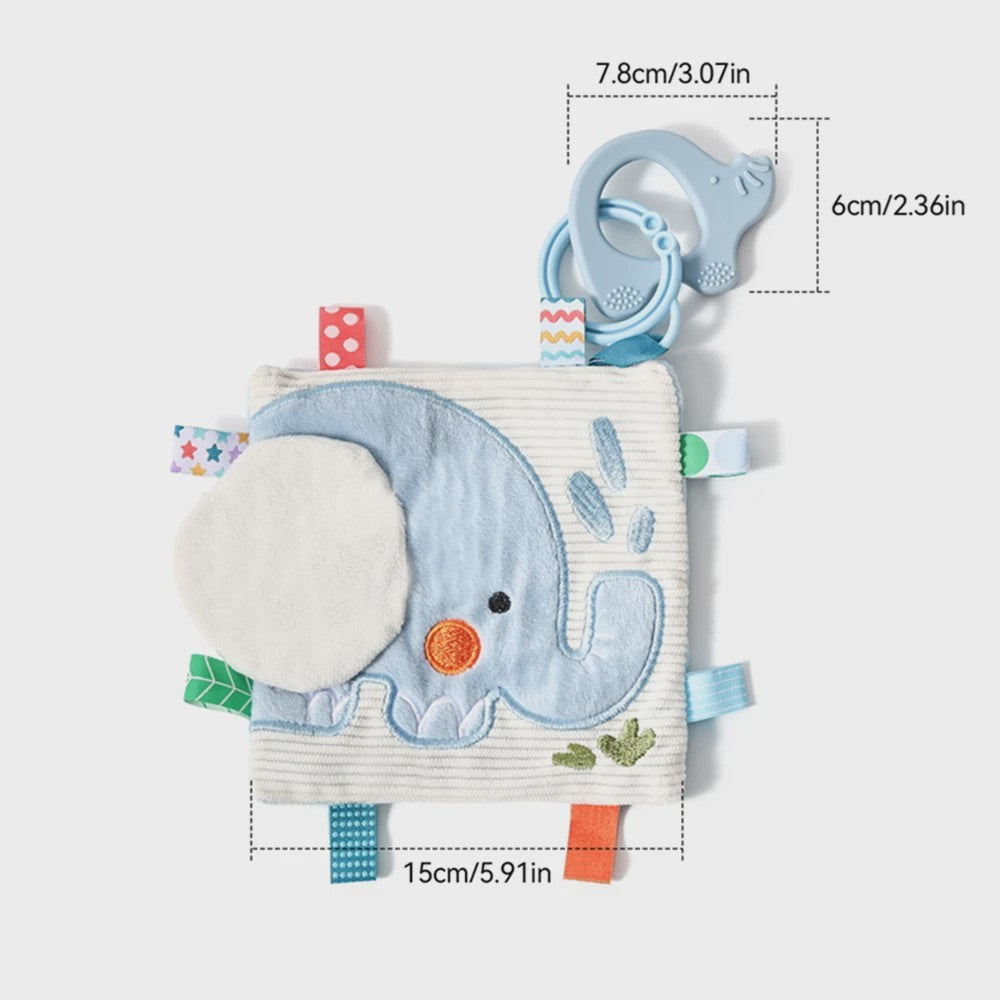 Montessori Stoffen Tissue Box Speelgoed - Educatief Sensorisch Speelgoed voor Baby's met Vinger Oefening