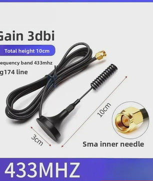 Krachtige Omnidirectionele SMA Antenne 433MHz/470MHz/315MHz met 12dBi Gain en RG174 Kabel