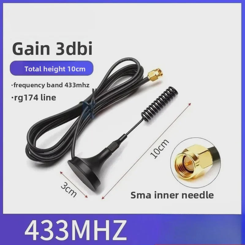 Krachtige Omnidirectionele SMA Antenne 433MHz/470MHz/315MHz met 12dBi Gain en RG174 Kabel