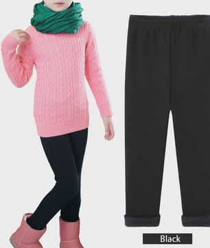 Warme Fleece Lined Leggings voor Meisjes (3-11 Jaar) - Zacht & Comfortabel