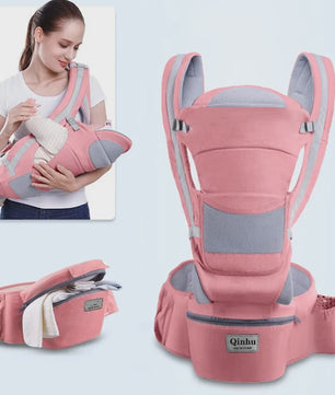 Ergonomische Baby Draagzak met Heupzitje - Multifunctioneel & Comfortabel
