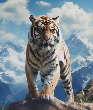 Canvas Posters: Majestueuze Wilde Dieren & Berglandschappen voor aan de Muur