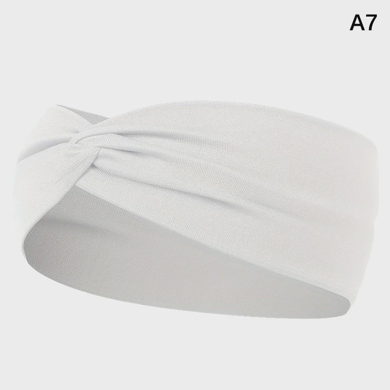 Brede Elastische Sport Hoofdband - Zweetabsorberend & Antislip voor Dames