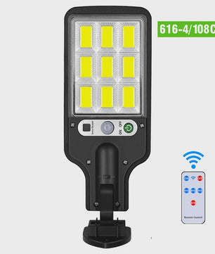 Krachtige LED Solar Buitenlamp met Bewegingssensor - Tuin, Terras, Garage