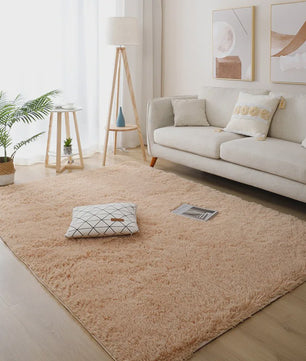 Luxe Witte Pluizige Vloerkleed - Zacht & Antislip voor Woonkamer & Slaapkamer