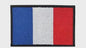 Franse Vlag Patches met Klittenband - Geborduurd Embleem