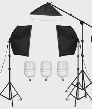 Professionele Softbox Verlichtingskit 50x70CM met E27 Fotografie Lampen