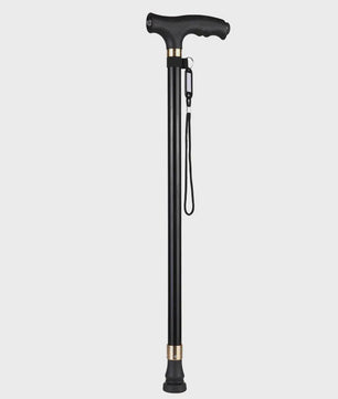 Verstelbare Aluminium Wandelstok met LED-lamp en Anti-slip Vierpoot