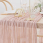 Luxe Kaasdoek Tafel Runner - Vintage Stijl voor Bruiloften & Feesten