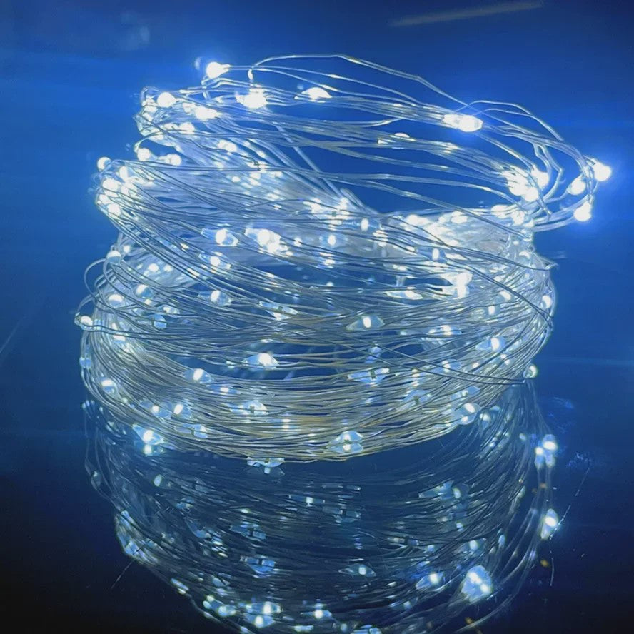 Waterdichte LED Snoer Verlichting - 1-5M Koperdraad - Batterij Aangedreven - Feest & Kerst Decoratie