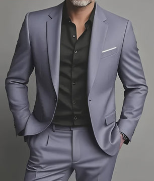 Elegante Heren Kostuum Set - Slim Fit Smoking voor Bruiloften & Formele Gelegenheden