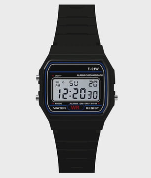 Luxe Digitale Heren & Kinder Horloge - Waterdicht, LED & Alarm