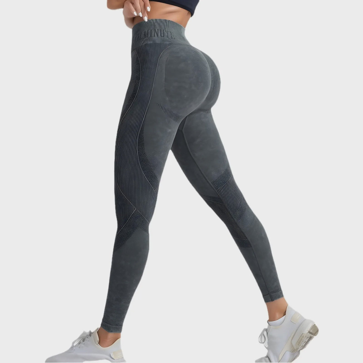 Naadloze Hoge Taille Yoga Legging - Hip Lifting & Ademend voor Sport