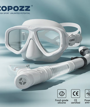COPOZZ Professioneel Duikmasker & Snorkelset - Anti-condens, Gehard Glas