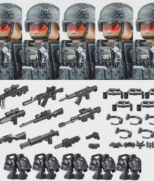 Bouwstenen Militaire Special Forces Commando Figuren met Wapens
