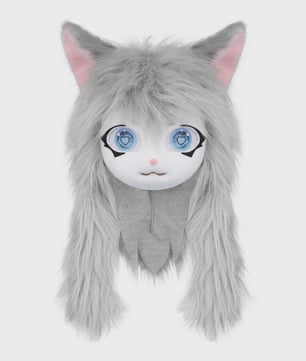 Furry Cosplay Masker Hoofddeksel - Kat & Konijn Stijl voor Kinderen & Feestjes