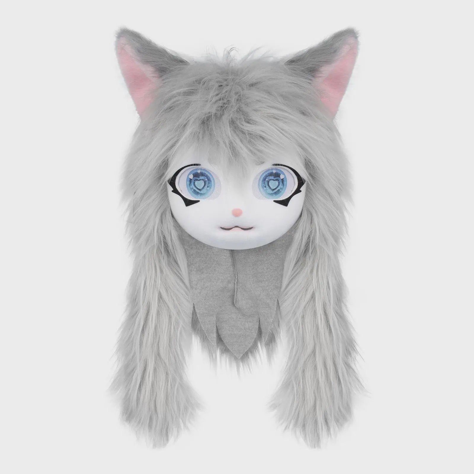 Furry Cosplay Masker Hoofddeksel - Kat & Konijn Stijl voor Kinderen & Feestjes