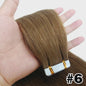 Tape-in Haarverlengingen 100% Echt Menselijk Haar - Kleur #2 - Naadloos & Zacht