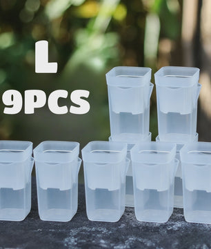 15x Zelfwaterende Plantenpotjes - Mini Kweekpotten met Reservoir