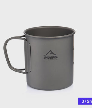 Widesea Titanium Camping Mok - Lichtgewicht & Duurzaam Outdoor Tafelgerei