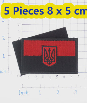 Oekraïne Vlag Patch met Klittenband - Geborduurde Kleding Applicatie
