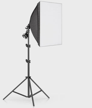 Professionele Softbox Verlichtingskit 50x70cm met E27 Lampen en Statief - Fotostudio Apparatuur