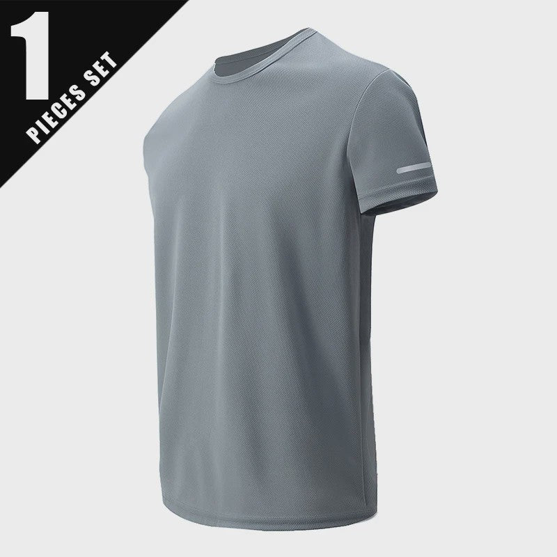 Heren Zomer T-shirt Korte Mouw - Sneldrogend & Ademend Sportshirt