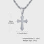 Heren RVS Kruis Ketting met Jezus Hanger - Religieuze Christelijke Sieraden