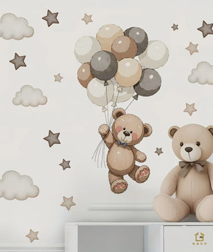 Schattige Bosdieren Muurstickers voor Kinderkamer, Babykamer & Peuterdecoratie - Vinyl Behang