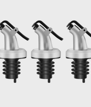 Set van 4x Wijnfles Stop & Olijfolie Schenktuit - Lekvrije Keuken Bar Accessoires