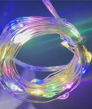 10x LED Koperdraad Lichtjes op Batterijen - Sfeerverlichting voor Feest, Kerst & Decoratie