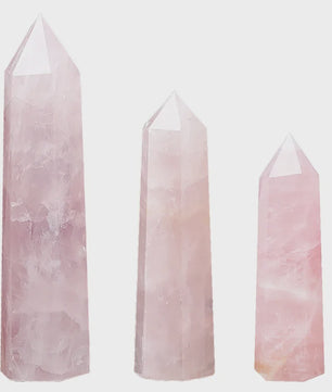 Natuurlijke Kristallen Punt Kolom - Energie Zuivering, Reiki & Meditatie Steen